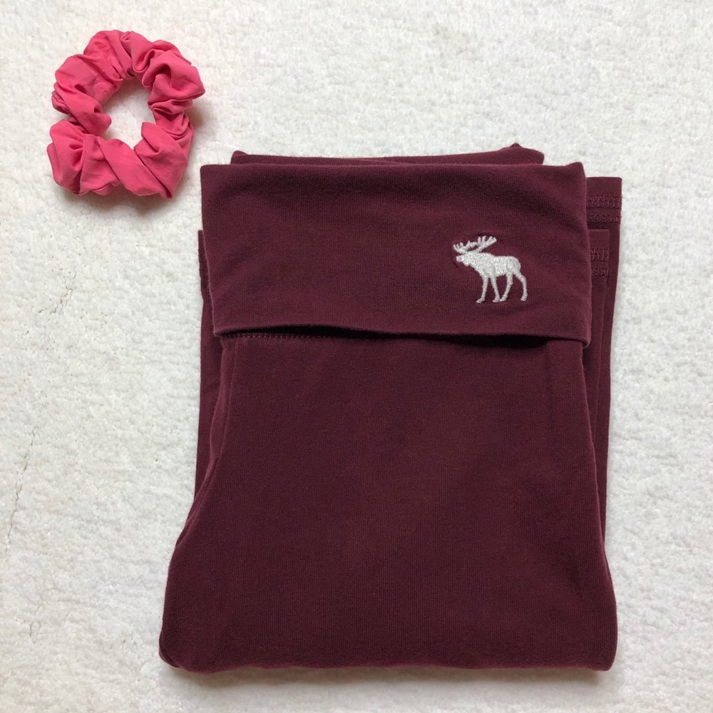 Abercrombie & Fitch Size XS Maroon Sweatpants